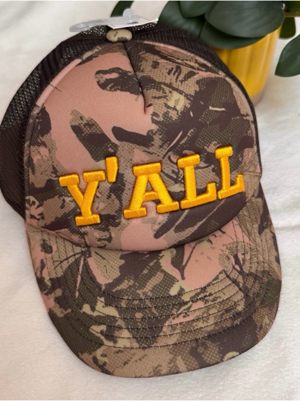 Kacey Lee Women's Embroidered Trucker Hat